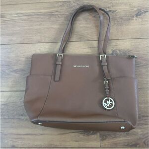 Michael Kors beige satchel